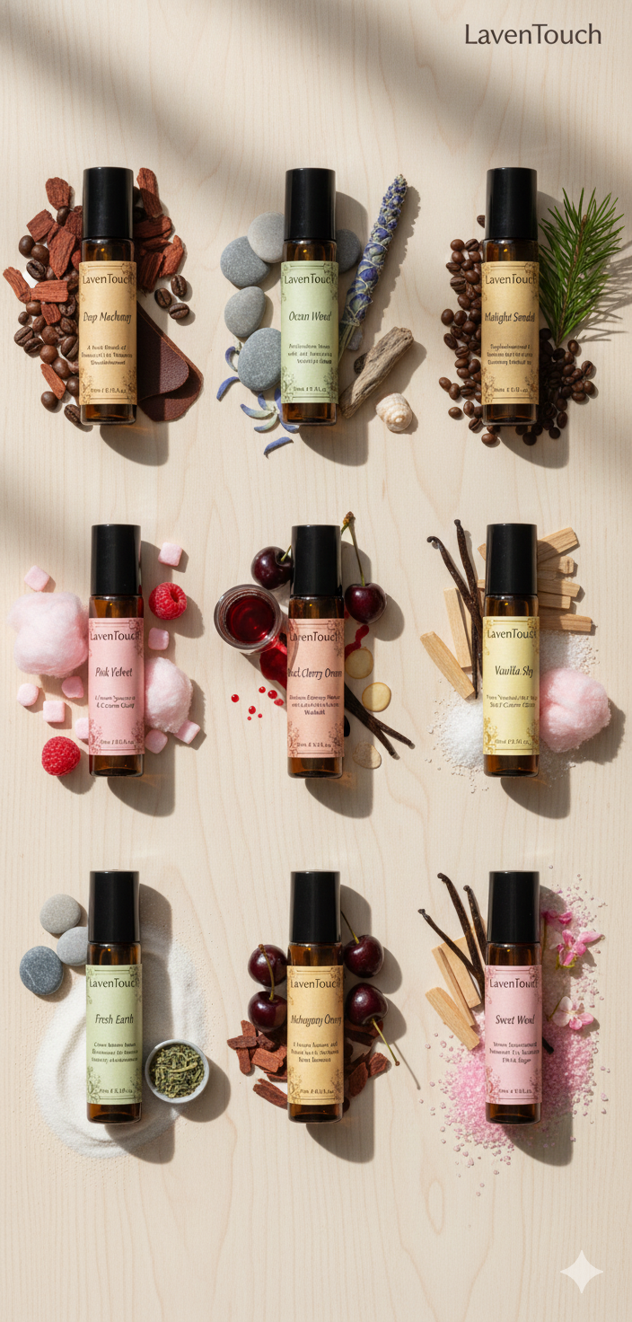 LavenTouch Premium Perfume Oil – 10ml Long-Lasting Rollerball Scent