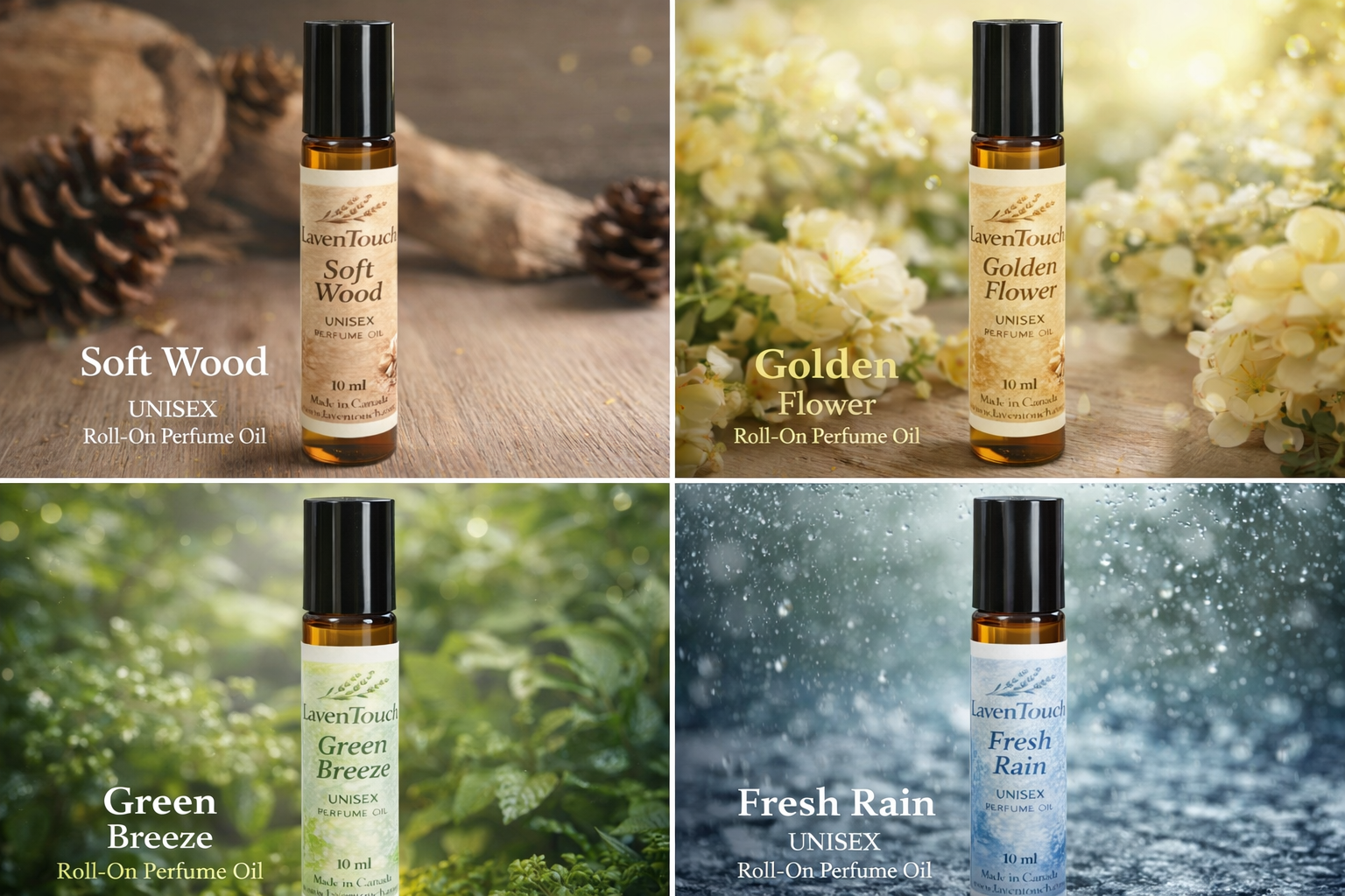 LavenTouch Premium Perfume Oil – 10ml Long-Lasting Rollerball Scent
